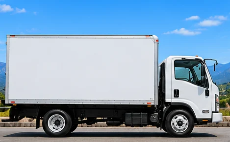 Straight truck for moving and cargo transportation